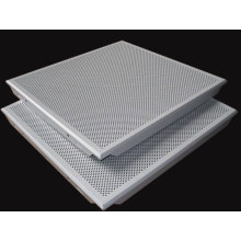 Panneaux de plafond en aluminium suspendu 500 * 500mm